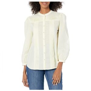 Joie Women’s Vesta Long Sleeve Porcelain Top Size Small NWT